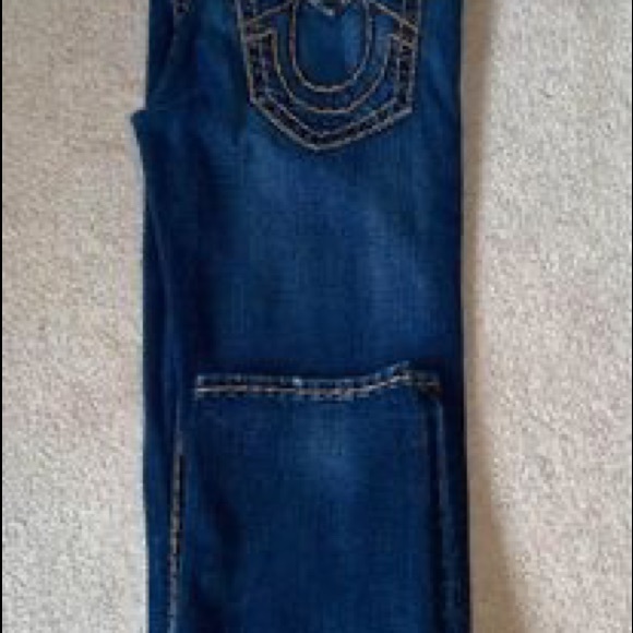 Stitched True Religion Mens Jeans - Picture 5 of 6